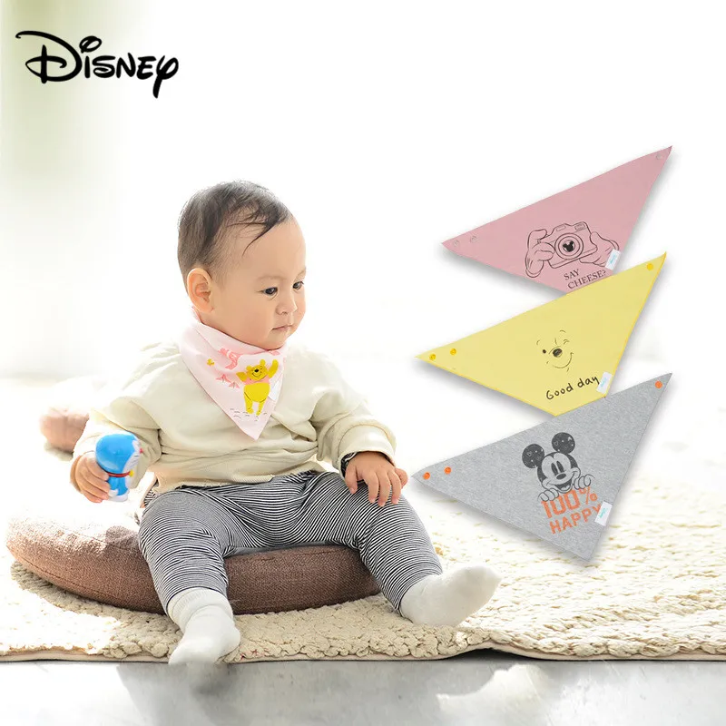 Disney baby слюнявчик полотенце хлопок нагрудник Новый детский с мультяшным принтом