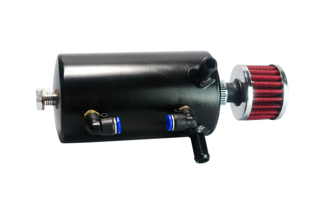 WLR RACING Универсальный бак для дыхания и масляный с фильтром ловли масла 0 5л