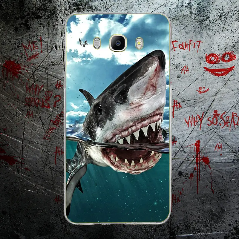 Shark Animal Soft TPU Silicone Mobile Phone Cases Bags For Samsung Galaxy J1 J2 J3 J5 J7 A3 A5 A7 2016 2017 Shell Coque Cover | Мобильные