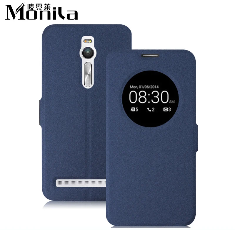 Monila Роскошные из искусственной кожи флип чехол для Asus Zenfone 2 ze551ml стенд с Магнитный