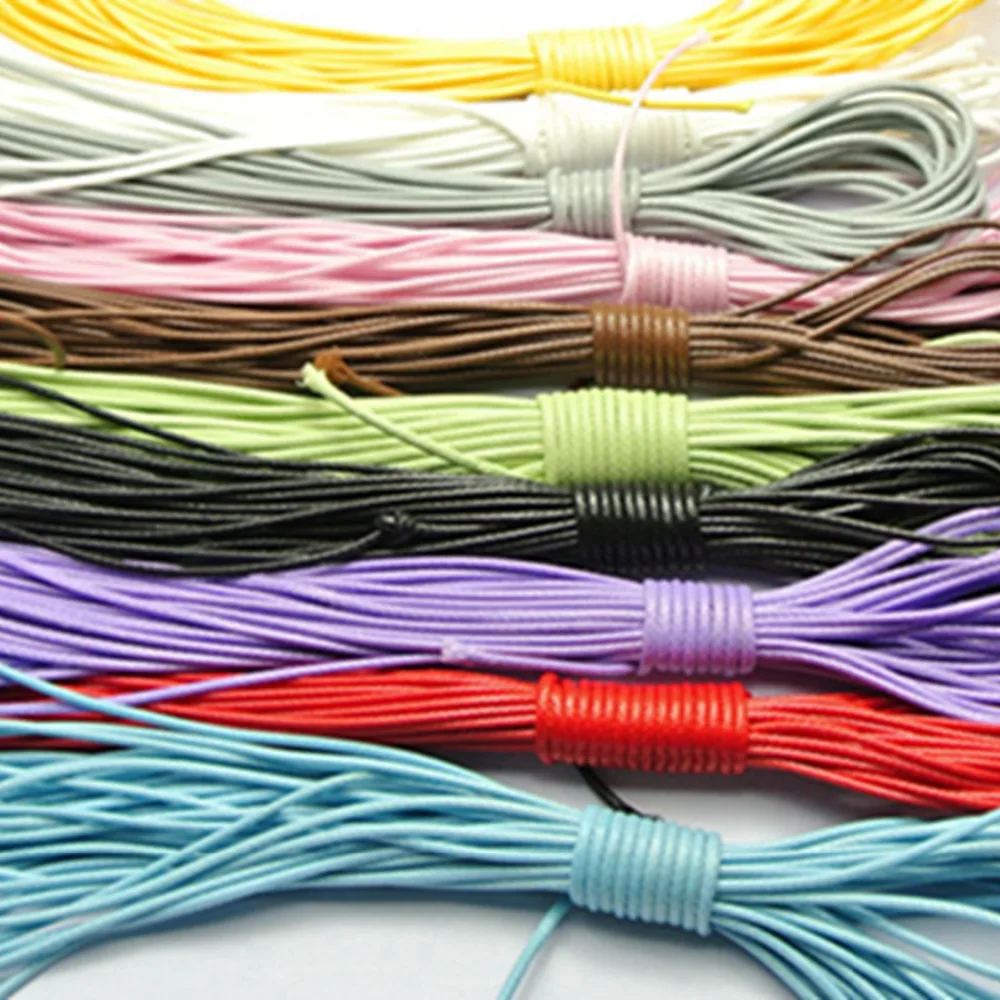 100 Merters Mixed Color Korean Waxed Cord String Thread 1mm for Necklace 10 | Украшения и аксессуары