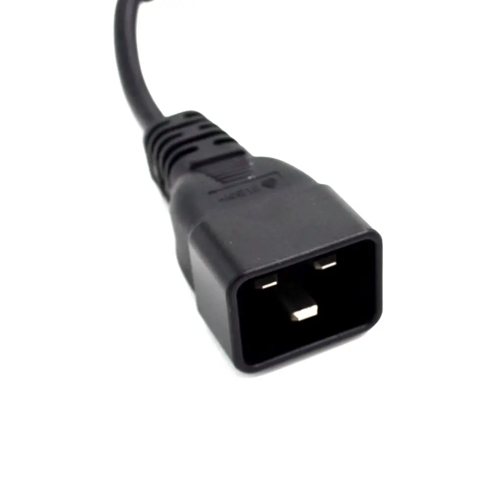 Кабель разветвитель IEC 320 C20 папа мама 2 x C13 шнур питания кабель для сервера 32 см 1