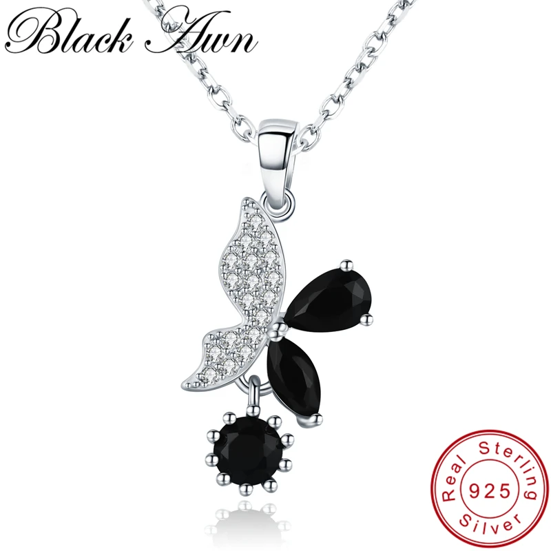 

Butterfly Romantic New Arrive Silver Color Classic Jewelry Trendy Flower Engagement necklaces & pendants for Women KK015