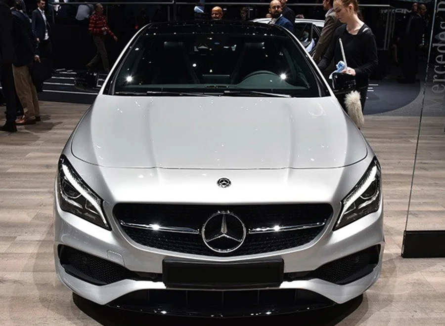 2 шт. светодиодный головной светильник s для Benz CLA- Автомобильный светодиодный светильник s двойные ксеноновые линзы автомобильные аксессуары дневные ходовые огни противотуманный светильник