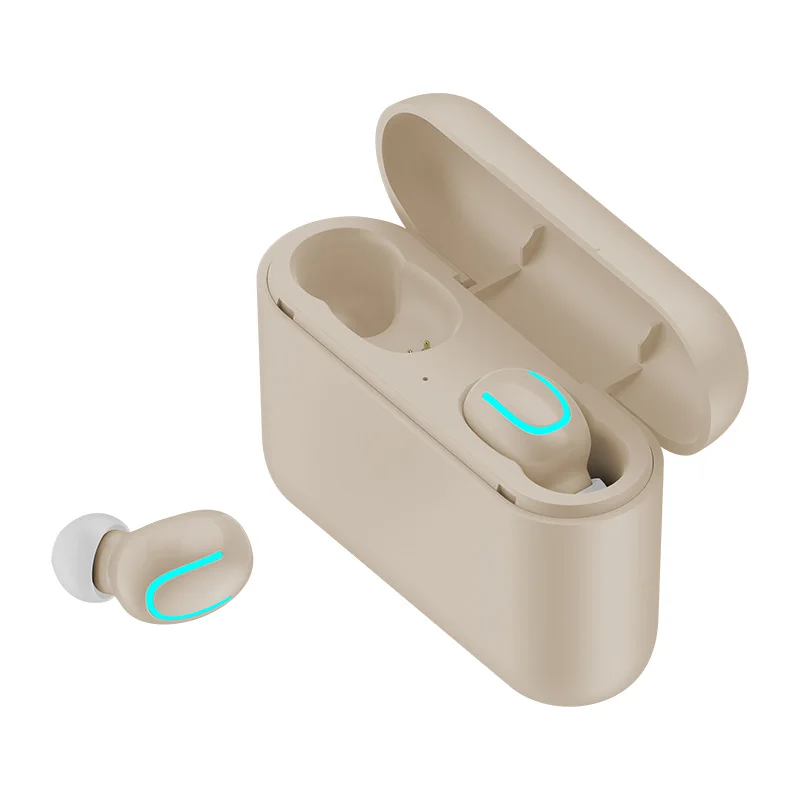 Xgody наушники вкладыши TWS с Q32 беспроводного Bluetooth (голубой зуб) наушника V5.0