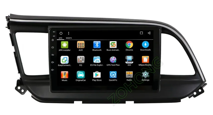 9 дюймов PIP 2.5D Octa 8 ядерный PIP Android для hyundai Elantra автомобильный DVD мультимедийный плеер радио gps Навигация BT wifi карта