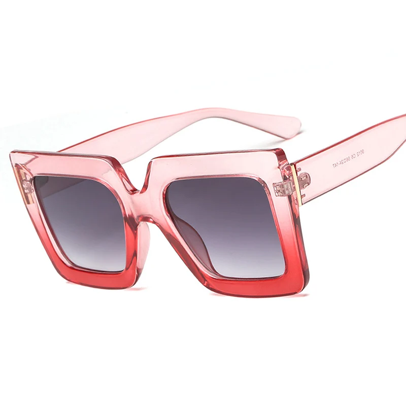 Женские и мужские Квадратные Солнцезащитные очки MOLNIYA цветные пластиковые