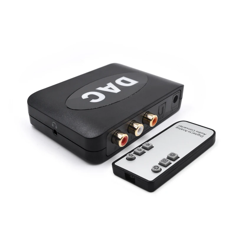 Digital To Analog Audio Converter Adapter Optical Coaxial Rca Toslink Signal Home Theater Fo |