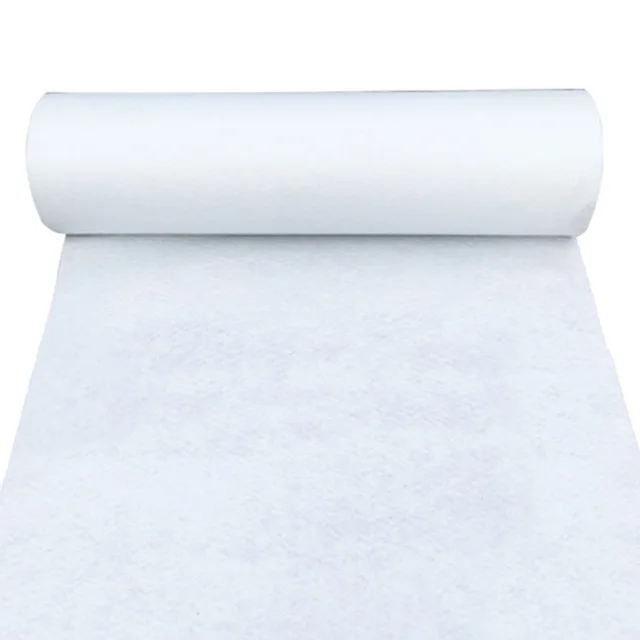 white 5/20m Latest Wedding Party Celebration Floor Mat Carpet Corridor Decoration Color / White Activity Decoration Non-woven Carpet - Цвет: white