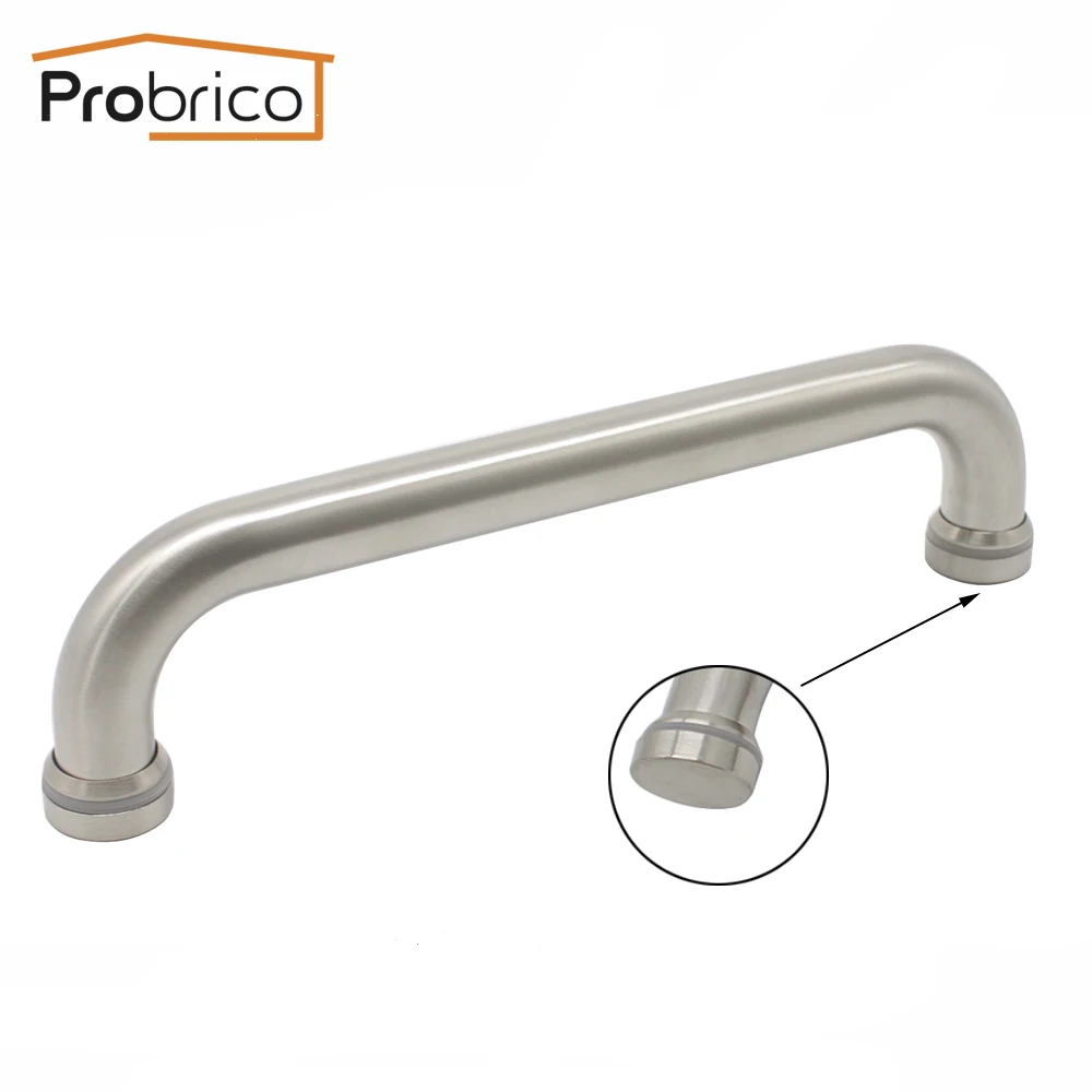 Probrico Grab Bar Толстая проволочная форма из нержавеющей стали полая дверная ручка 11