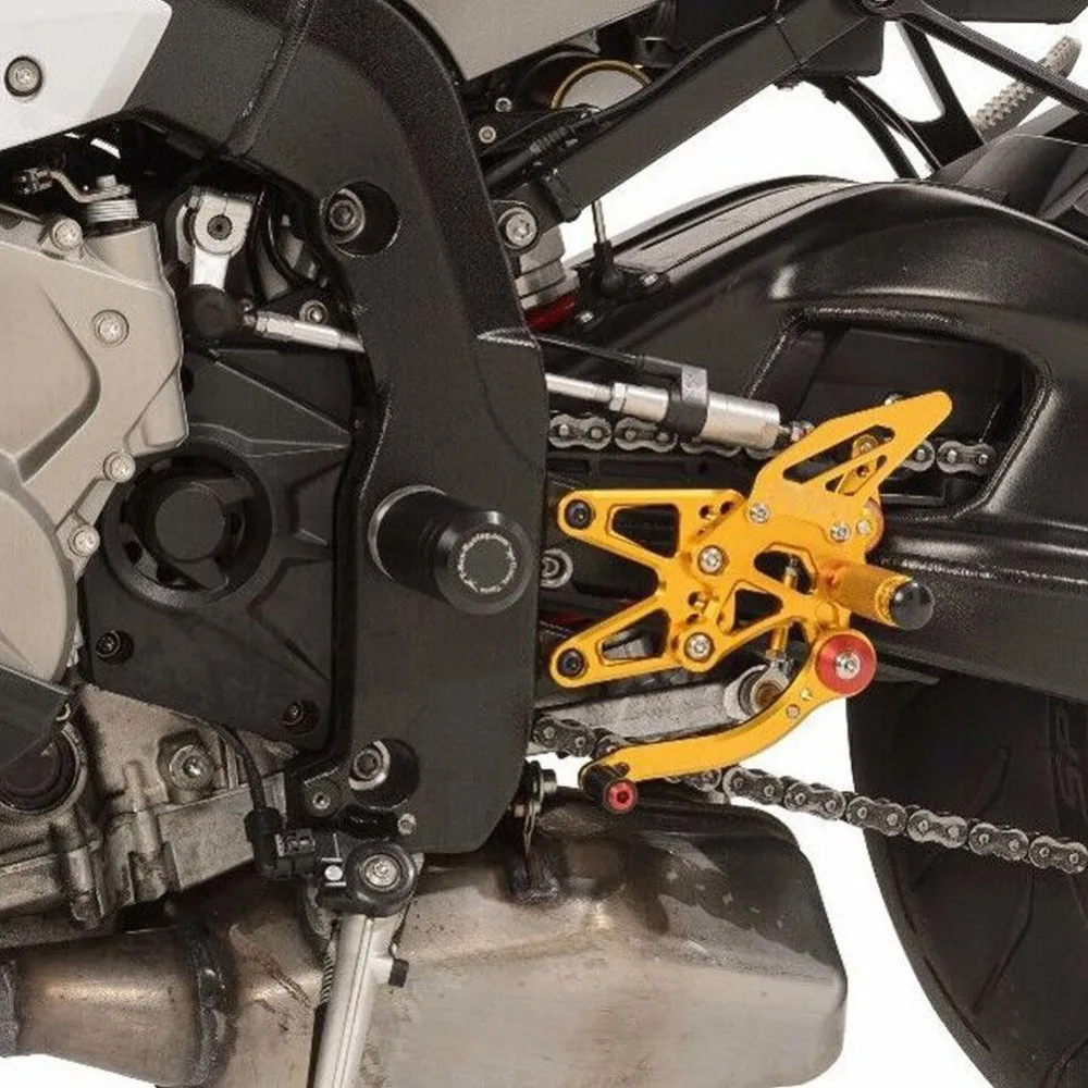 Мотоцикл Rearsets для BMW S1000RR 2009 2014 S1000R 2013 2016 регулируемая подножка рычаг переключения