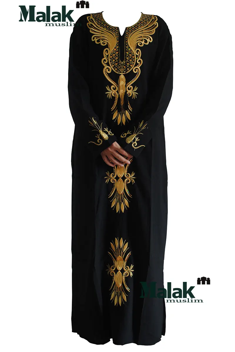 Caftan Jilbabs и Исламская одежда с вышивкой женские исламские платья арабский женский