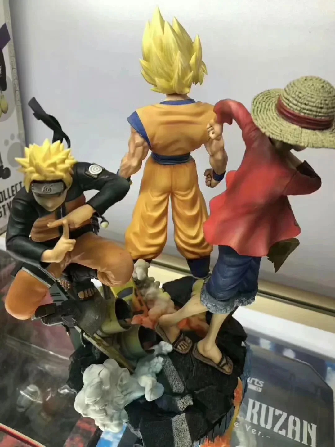 JUMP Force аниме наруто одна деталь Луффи Dragon Ball гуку Луффи ПВХ фигурка модель игрушки