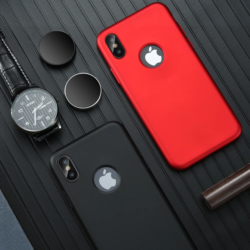 FLOVEME мягкие чехлы для телефонов iPhone X 8 7 plus силиконовый шелковистый чехол 6 6s