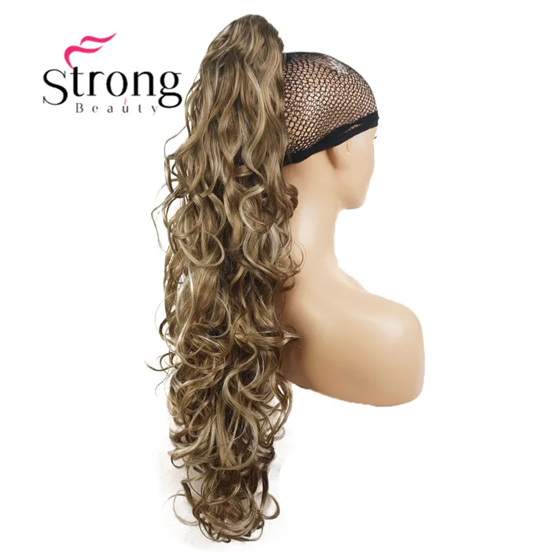 StrongBeauty женская обувь для девочек синтетическая X-Long W прекрасная форма коготь зажим конский хвост пони волосы расширенный выбор цвета