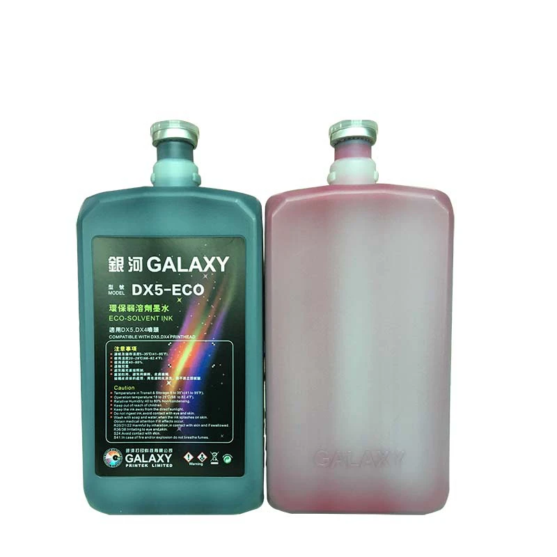 Galaxy UD-161 181 1812 251 бренд tinta Эко-растворитель galaxy ud dx5 Экологичные Сольвентные чернила для epson dx5 универсальный набор чернил для принтера