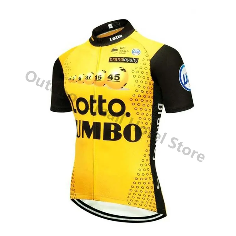 2019 желтая футболка для велоспорта LOTTO Pro летняя одежда MTB Ropa Ciclismo Hombre велосипедная