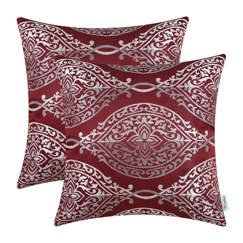 2 шт. CaliTime Наволочка Чехол на подушку для дивана диван домашний декор Винтаж Инь и