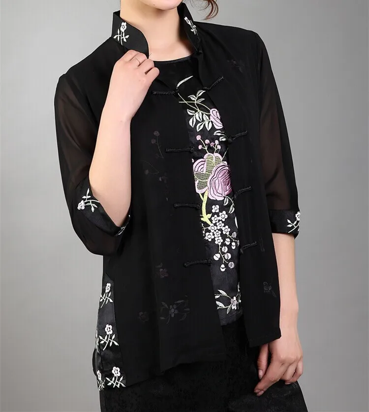 Новое поступление модные белые китайский для женщин шелковый атлас верхней