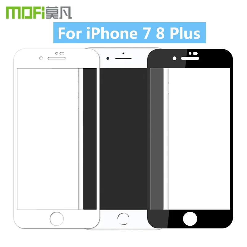 Закаленное стекло для iPhone 8 Plus 7 полноразмерная защитная пленка MOFi 9H Apple
