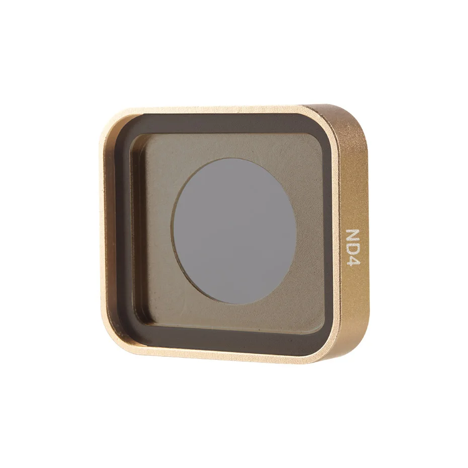 ND 4 Hero5/6/7 фильтр для экшн-камеры красный/желтый/пурпурный/UV/CPL/ND 4 8 16 32 набор фильтров для GoPro Hero 5 6 7 черный оптический стеклянный объектив - Цвет: ND 4