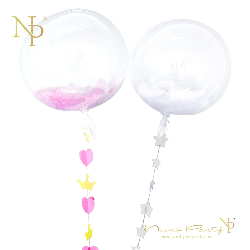 Воздушные шары Nicro с белыми перьями 18 дюймов 1 5 м|decorative decorative|decor diydecoration party |
