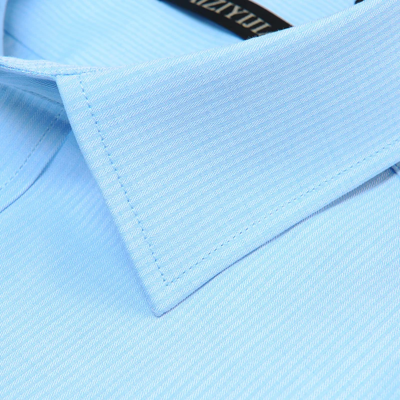 Модная деловая Мужская рубашка с коротким рукавом известный бренд белые розовые