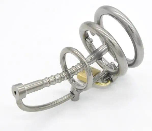 ЗАКЛЮЧЕННЫЙ мужской из нержавеющей стали для закусок клетка кольцо пениса