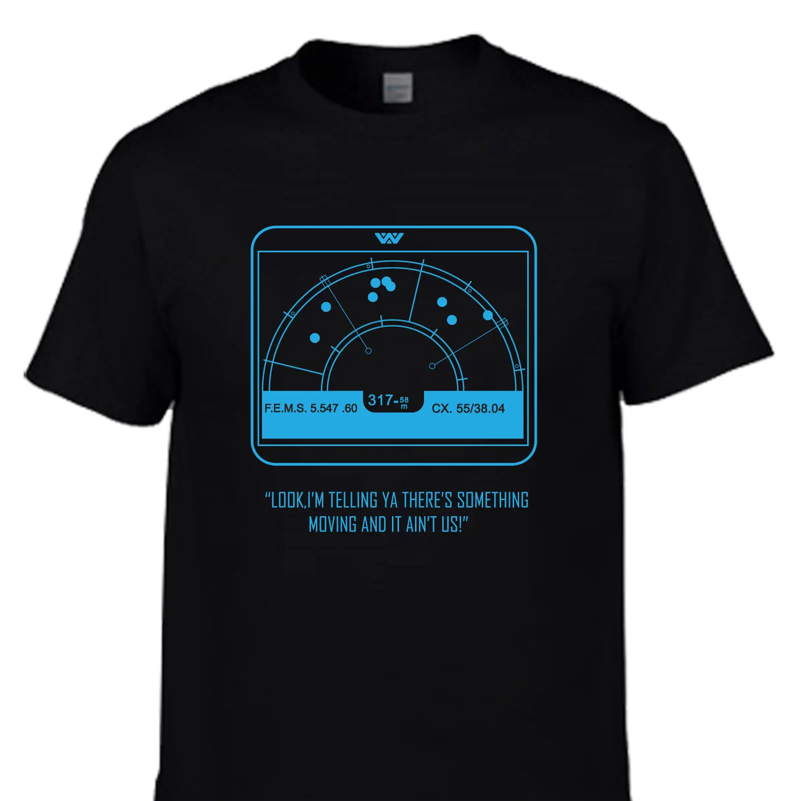 Aliens alien weyland yutani movie prometheus nostromo covenent tracker t shirtMen'S футболки летний Стиль Мода Swag для