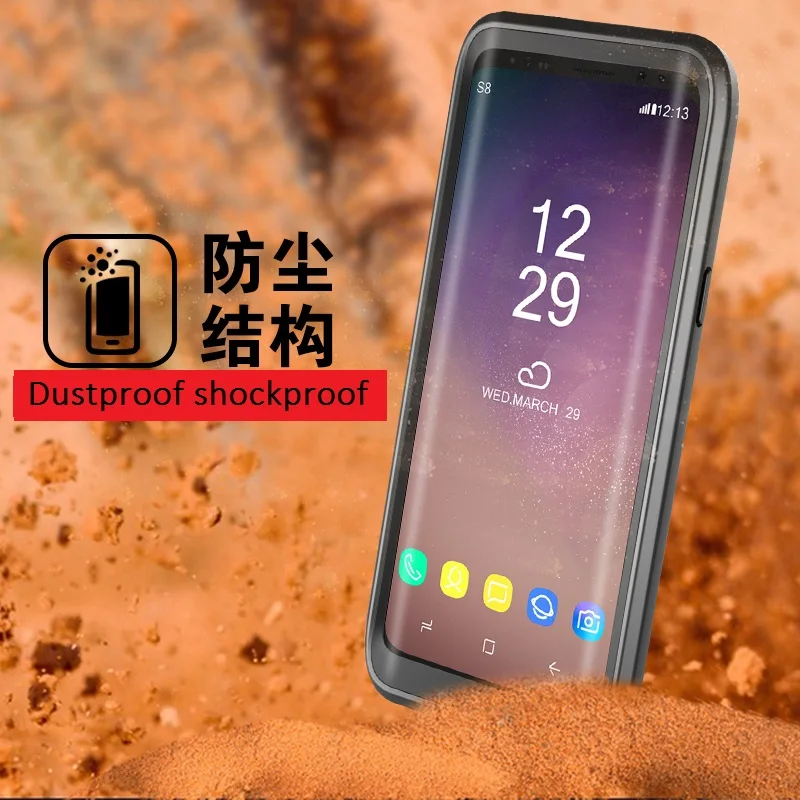 Бронированный чехол с полной защитой 360 для Samsung Galaxy S10 Fundas S8 S9 Plus Lite Note10 Прозрачный