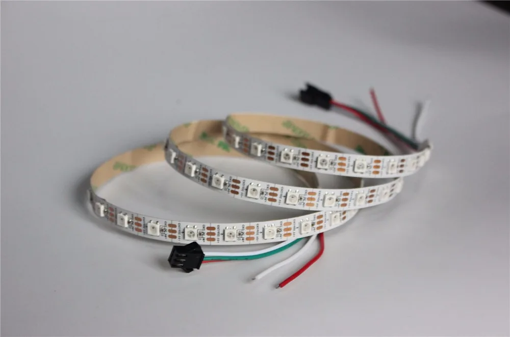 Светодиодный экран WS2812B 60 светодиодов пикселей Raspberry Pi Pixel matrix Display Arduino 1 м|led strip|color