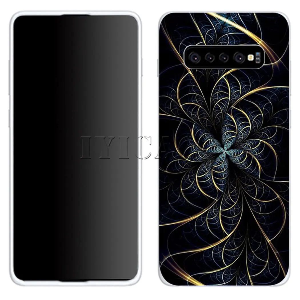 Цветочный принт со стразами для Samsung Galaxy A3 A5 A6 A7 A8 Plus A9 A10 A70 M10 M20 M30 A10S A20S A30S A40S