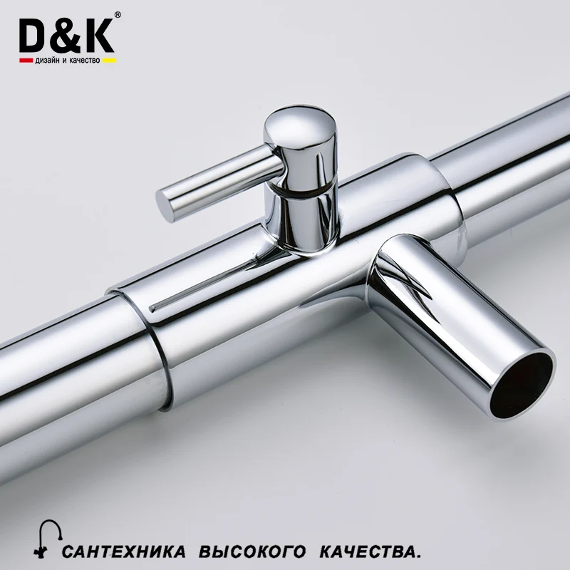 D&K DA1353701C11 Высокое Качество Дождь душ набор Однорычажная душевая система с