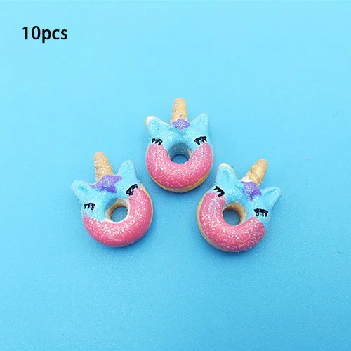 Colorful 10pcs С принтом «обезьяна», 5 предметов в партии, 10 шт/20 шт./упак. Slime Подвески Игрушки смолы блеск животных поставки слаймов DIY наполнитель муку пушистой четкое облако Slime - Цвет: Colorful 10pcs