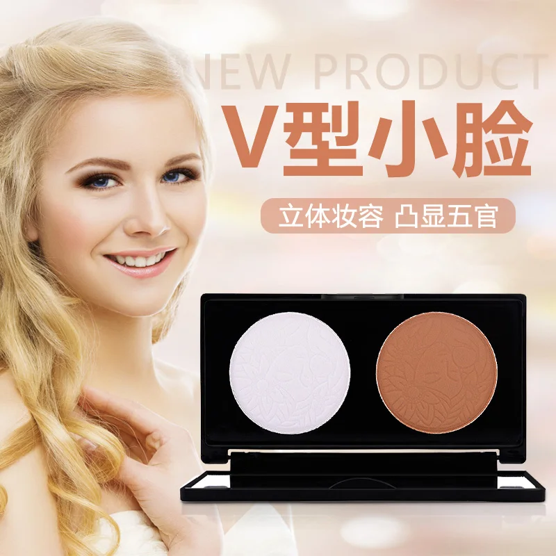 Rolanjona 2 цвета бронзатор & маркер ярче База Макияж свечение комплект Палитры читая