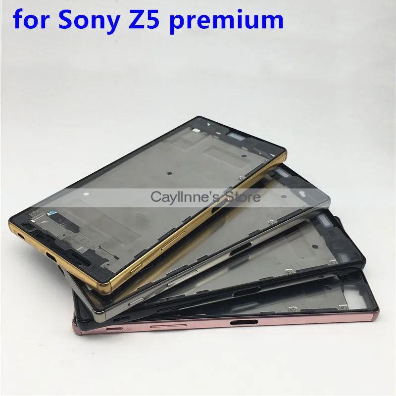 Оригинальная Двойная одиночная рамка для Sony Xperia Z5 premium Z5P E6853 E6833 средняя ЖК экрана