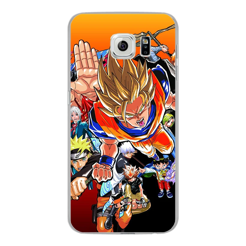LPWZHMG Dragon Ball Pattern Clear Hard PC Phone Cases for Samsung Galaxy S7 edge S6 S8 S9 S10 Plus Back Cover Case |