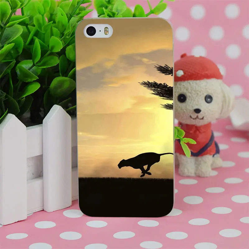 B0641 Гепард Прозрачный Жесткий Тонкий Case Cover For Apple iPhone 4 4S 5 5S SE 5C 6 S Плюс s плюс |