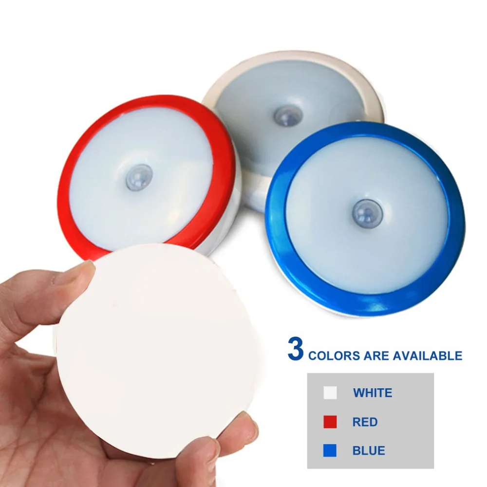 Портативная беспроводная 5 Светодиодная лампа с датчиком движения настенный