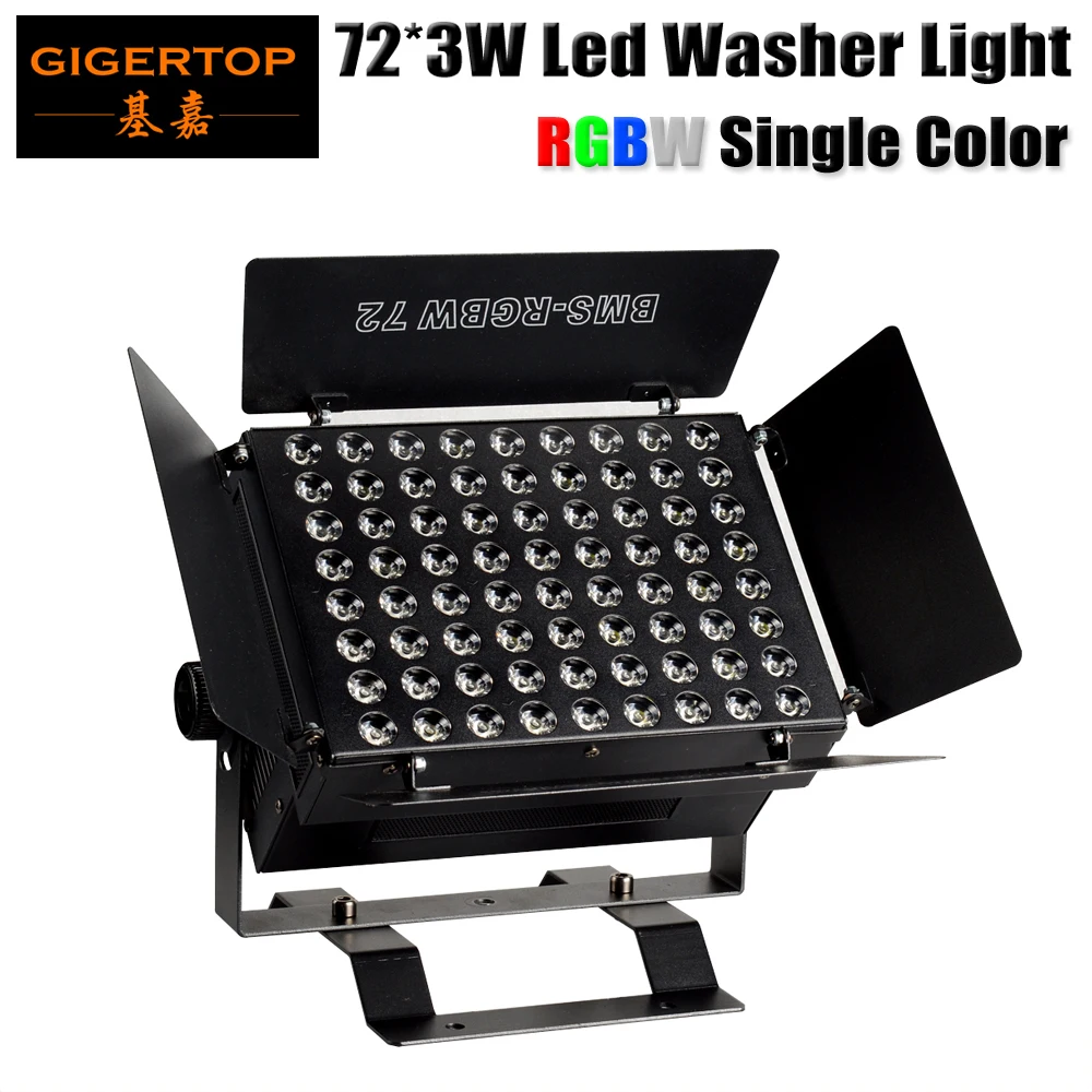 Gigertop TP-W7203 72х3вт RGBW строительный настенный светодиодный светильник для мытья
