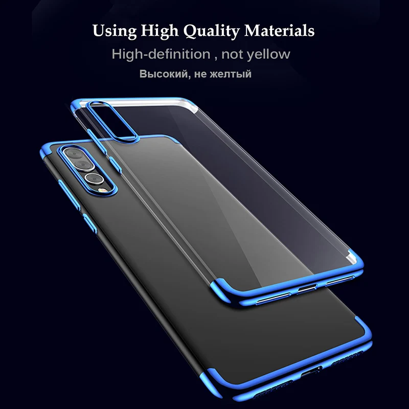 CAPAME чехол для huawei P20 Pro P10 P20Lite Мягкий силиконовый прозрачный телефона из ТПУ с