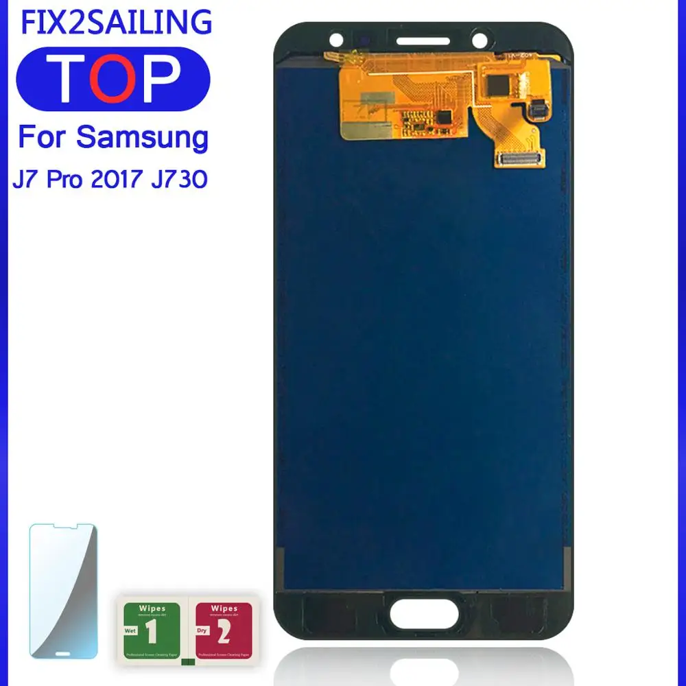 ЖК дисплей для Samsung Galaxy J7 Pro 2017 J730 J730F J730FM сенсорный экран дигитайзер сборка LCD