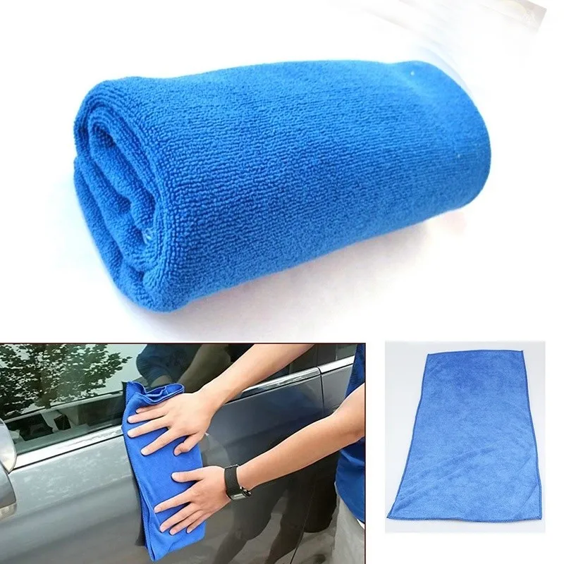 2pc салфетка из микрофибры для чистки ткани домашняя тряпка мытья автомобиля