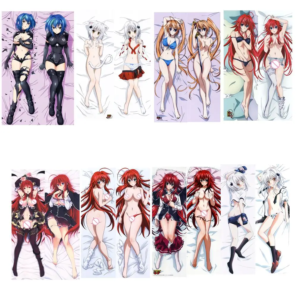 Наволочка для подушки в стиле High School DxD с аниме персонажами Риас гремори и туджоу