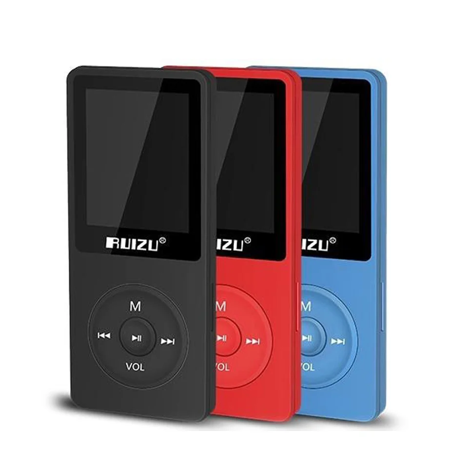 RUIZU X02 MP3 плеер 4G/8 г/16 г без потерь Портативный Mp3 с 1 8 дюймов Экран может играть 80