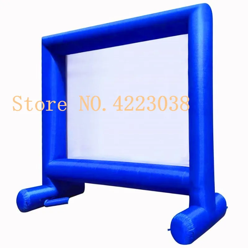 

Free shipping 6m*4m Inflatable Outdoor and Indoor Theater Projector Screen - Includes Inflation Fan