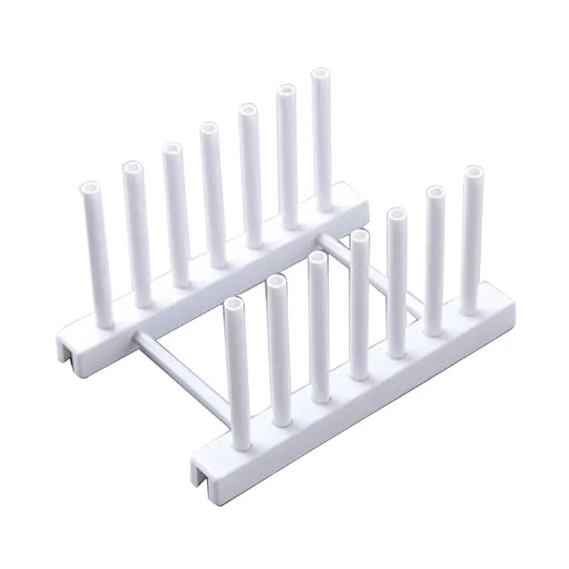 Белый Plastic Storage Rack Organizer Dish Bowl Drip Racks Board Organizer Storage Racks Kitchen Cookware Multifunctional - Цвет: Белый