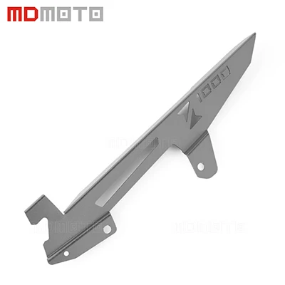 titanium Мотоцикл с ЧПУ алюминиевая цепь Защитная крышка украшения для Kawasaki Z1000 2010- Z1000SX Ninja 1000 2011 - Цвет: titanium