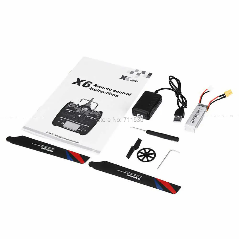 Wltoys XK K130 2 4G 6CH бесщеточный 3D 6G система Flybarless RC вертолет RTF 6 каналов Combo совместим с