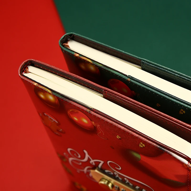 2018 Новый рождественский тематический блокнот книга с паролем замок для дневника